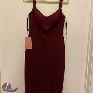 Brand new - BHLDN Ana Crepe Midi Dress